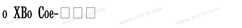 Windsor XBold Conden字体转换 Windsor XBold Conden字体转换